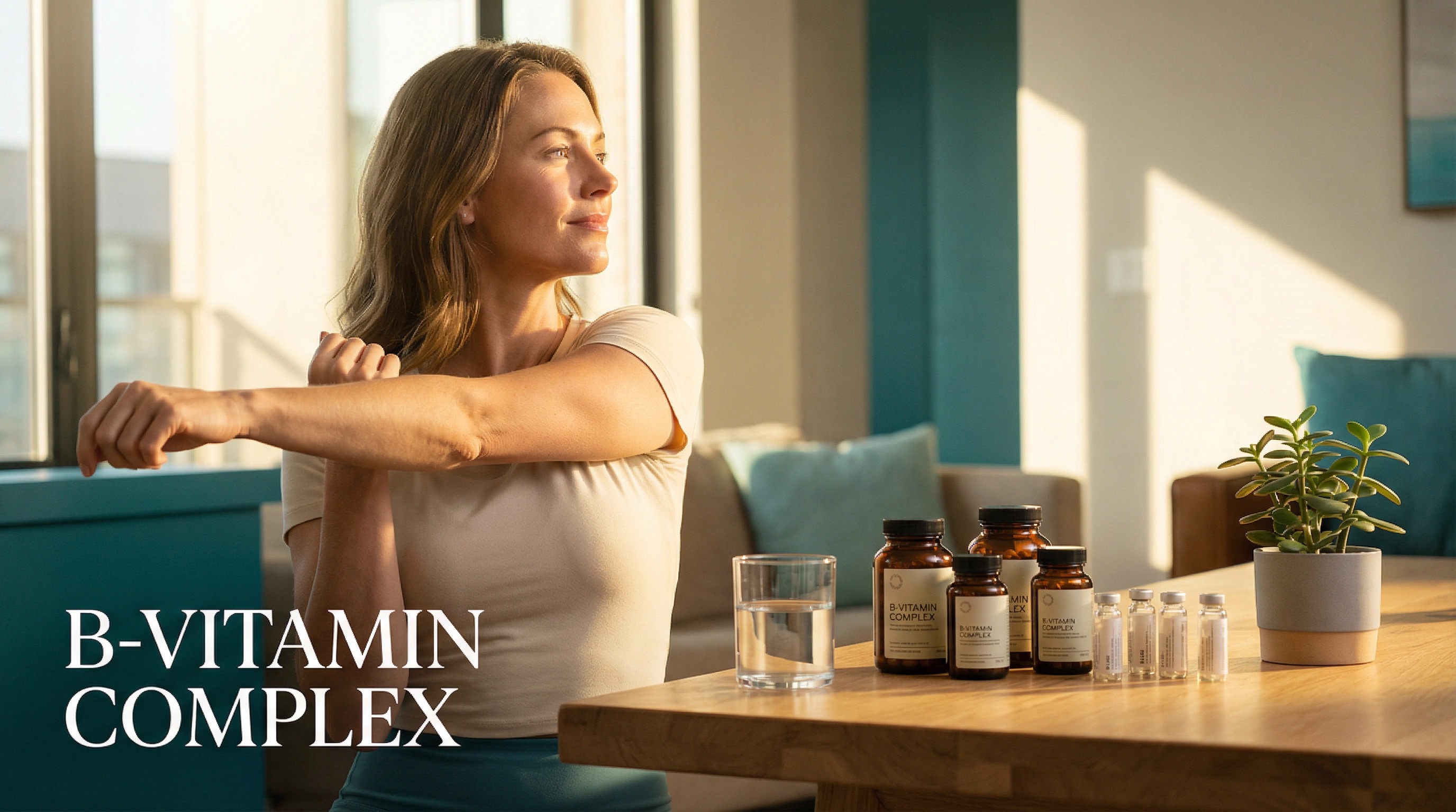 B-vitamin complex for cellular energy and metabolism